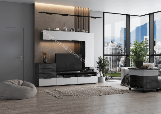 Стеллаж малый "Моника" Айрон Рок