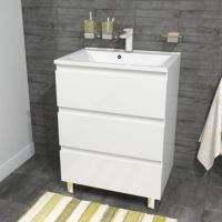 Напольная тумба с раковиной Эстет Bali New 650х450 ФР-00009963 схема 1