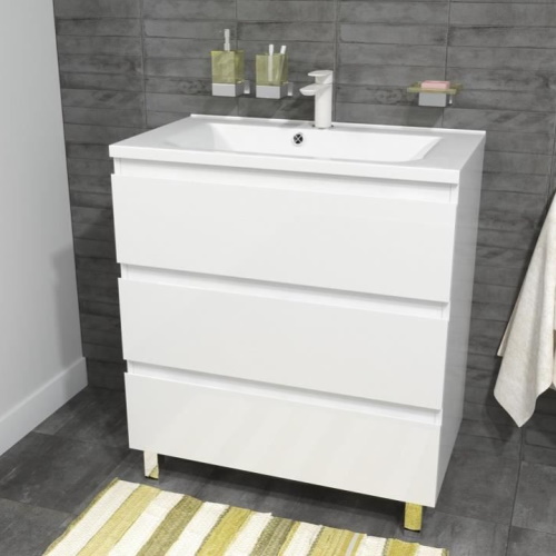 Напольная тумба с раковиной Эстет Bali New 800х450 ФР-00009967 цена от 45 380 ₽ Фото Напольная тумба с раковиной Эстет Bali New 800х450 ФР-00009967