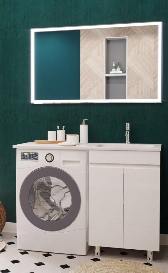 Напольная тумба с раковиной Эстет Barcelona Luxe 120 ФР-00007065 ФОТО