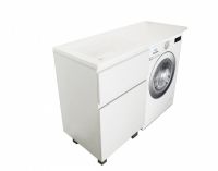 Напольная тумба с раковиной Эстет Dallas Luxe 120 ФР-00001918 схема 2