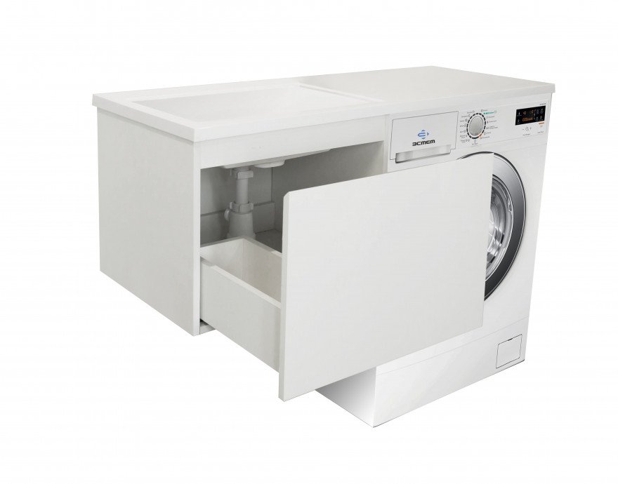 Подвесная тумба с раковиной Эстет Dallas Luxe 120 ФР-00001925 ФОТО