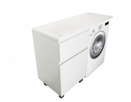 Напольная тумба с раковиной Эстет Dallas Luxe 130 ФР-00002267 схема 2