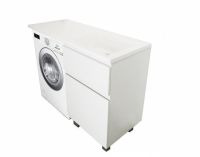 Напольная тумба с раковиной Эстет Dallas Luxe 130 ФР-00002267 схема 5