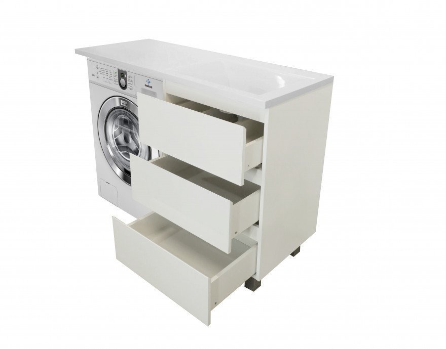 Напольная тумба с раковиной Эстет Dallas Luxe 130 ФР-00002270 ФОТО