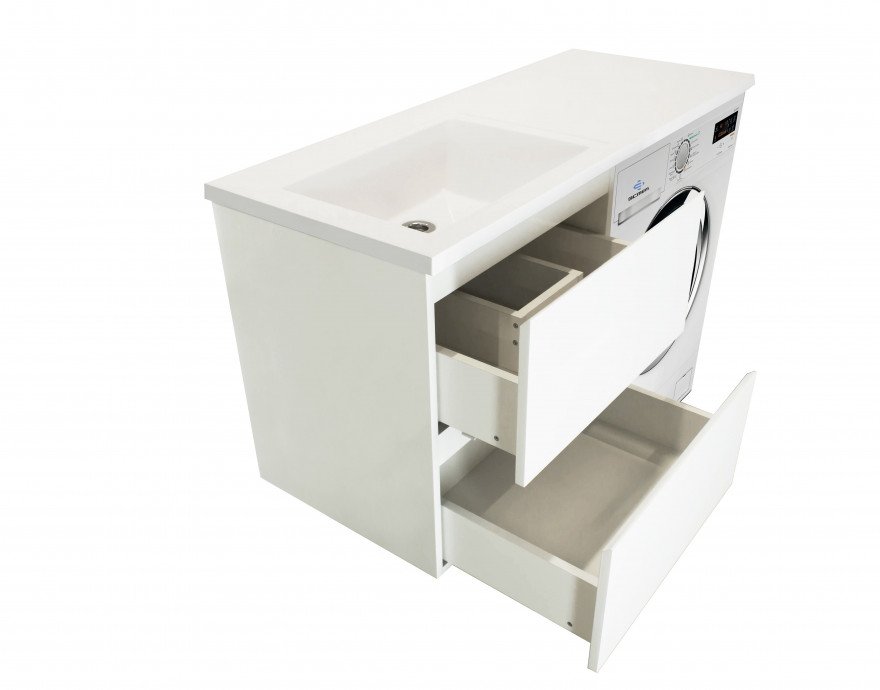 Подвесная тумба с раковиной Эстет Dallas Luxe 130 ФР-00002222 ФОТО