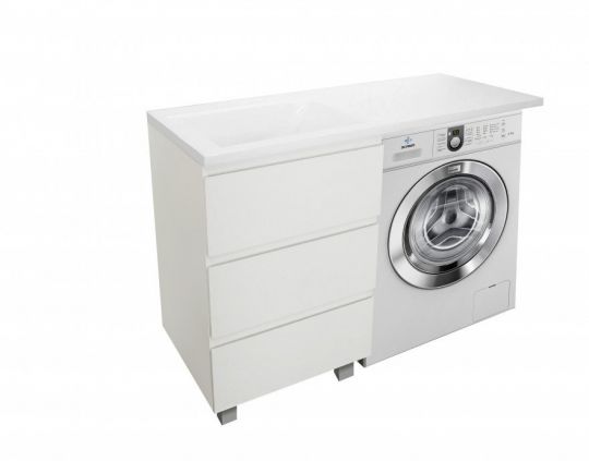 Напольная тумба с раковиной Эстет Dallas Luxe 140 ФР-00002922 схема 2