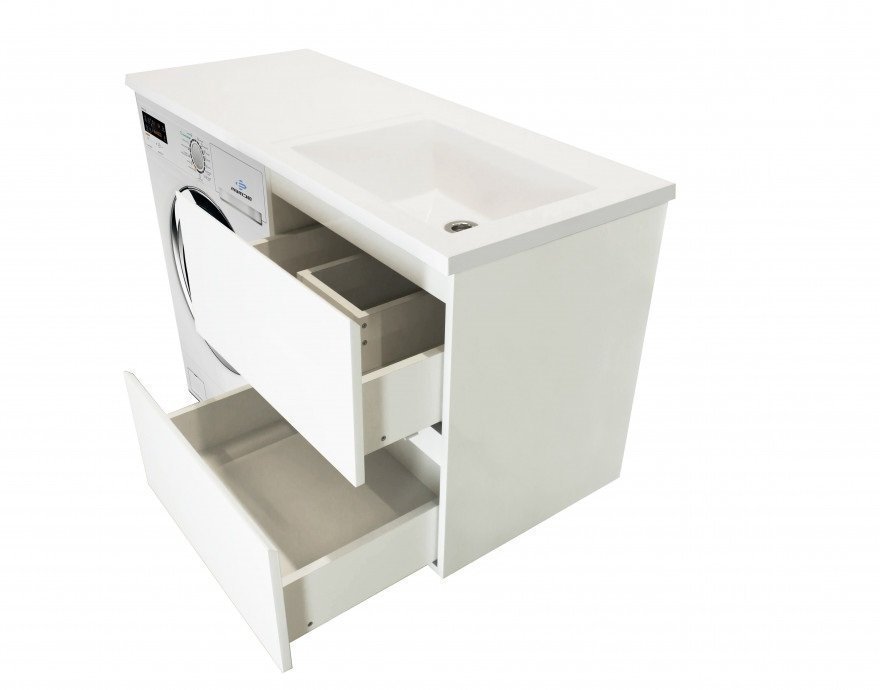 Подвесная тумба с раковиной Эстет Dallas Luxe 140 ФР-00002923 ФОТО