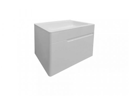 Подвесная тумба с раковиной Эстет Kare Luxe 60 ФР-00007077 схема 2 Подвесная тумба с раковиной Эстет Kare Luxe 60 ФР-00007077 схема 2