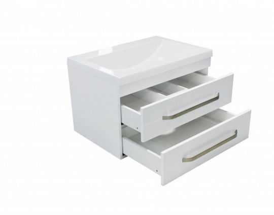 Подвесная тумба с раковиной Эстет Monaco 60 ФР-00002237 схема 3