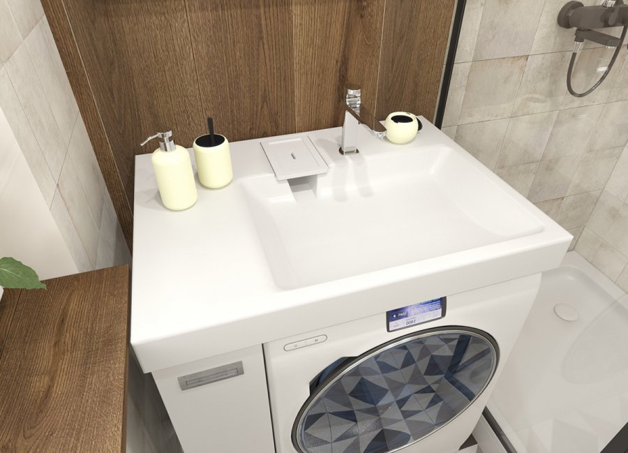 Напольная тумба с раковиной Эстет Riga Luxe 80 ФР-00009658 ФОТО