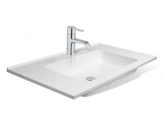 Раковина из литьевого мрамора Эстет Kare 90 ФР-00000782 схема 2 Раковина из литьевого мрамора Эстет Kare 90 ФР-00000782 схема 2