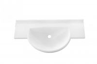 Раковина из литьевого мрамора Эстет Kuba 90 ФР-00000783 схема 1