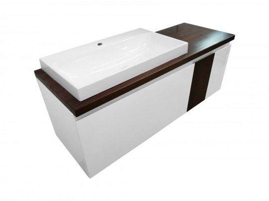 Раковина из литьевого мрамора Эстет Malibu 80 ФР-00006022 схема 2 Раковина из литьевого мрамора Эстет Malibu 80 ФР-00006022 схема 2