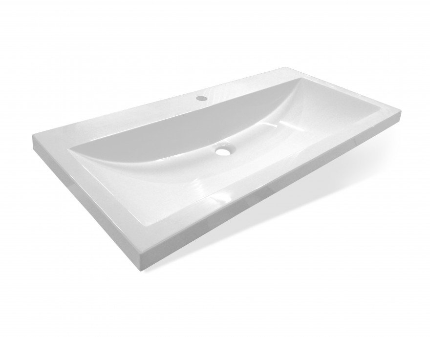 Раковина из литьевого мрамора Эстет Monaco 100 ФР-00002726 ФОТО