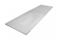 Раковина-столешница из литьевого мрамора Эстет Rava 70 ФР-00001322 схема 1