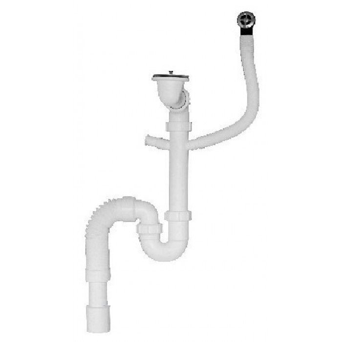 Изображение Слив-перелив для раковины "Комфорт" "McAlpine" ФР-00001029