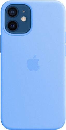 Чехол силиконовый для iPhone 12 Mini (Голубой)