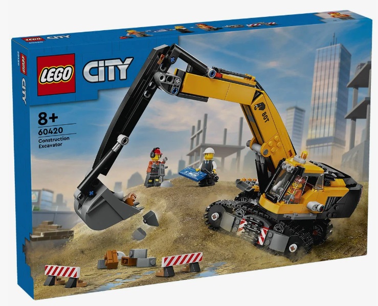 Конструктор LEGO City 60420 Строительный экскаватор