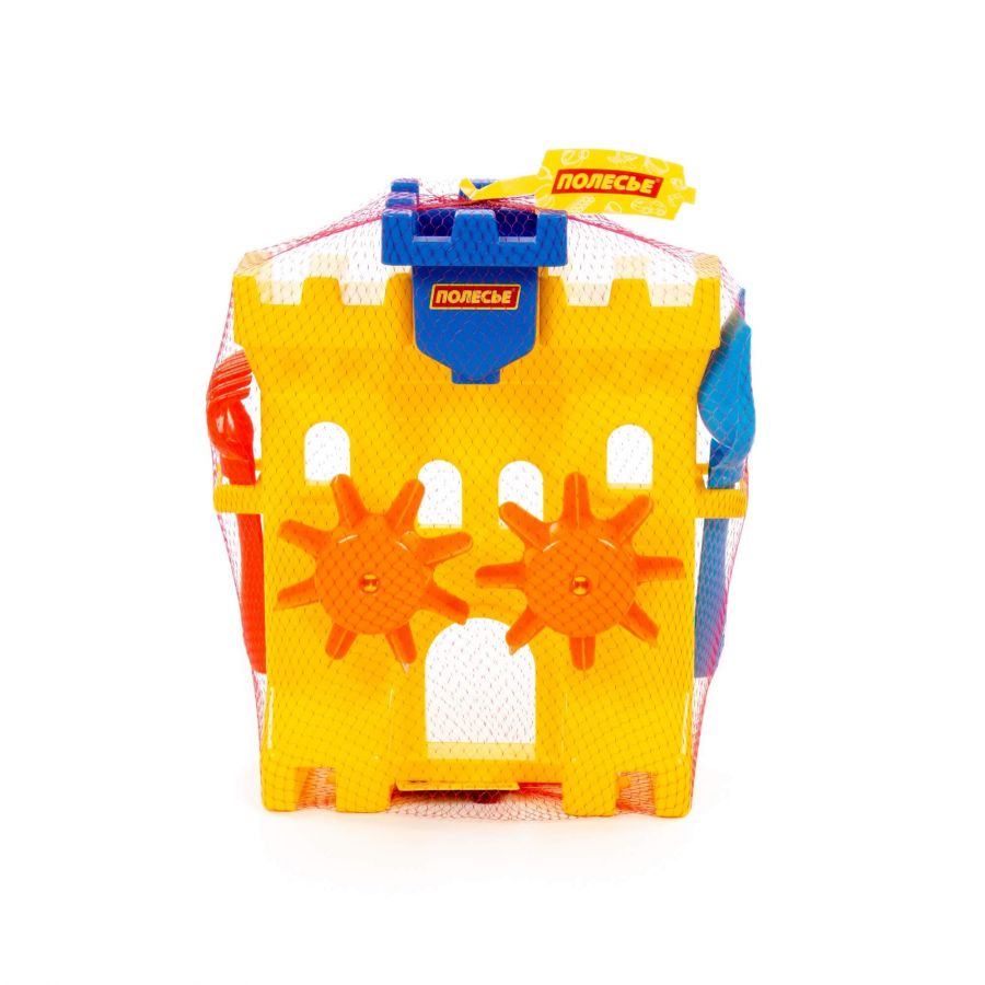 Набор №475: песочная мельница "Крепость", лопатка №5, грабельки №5