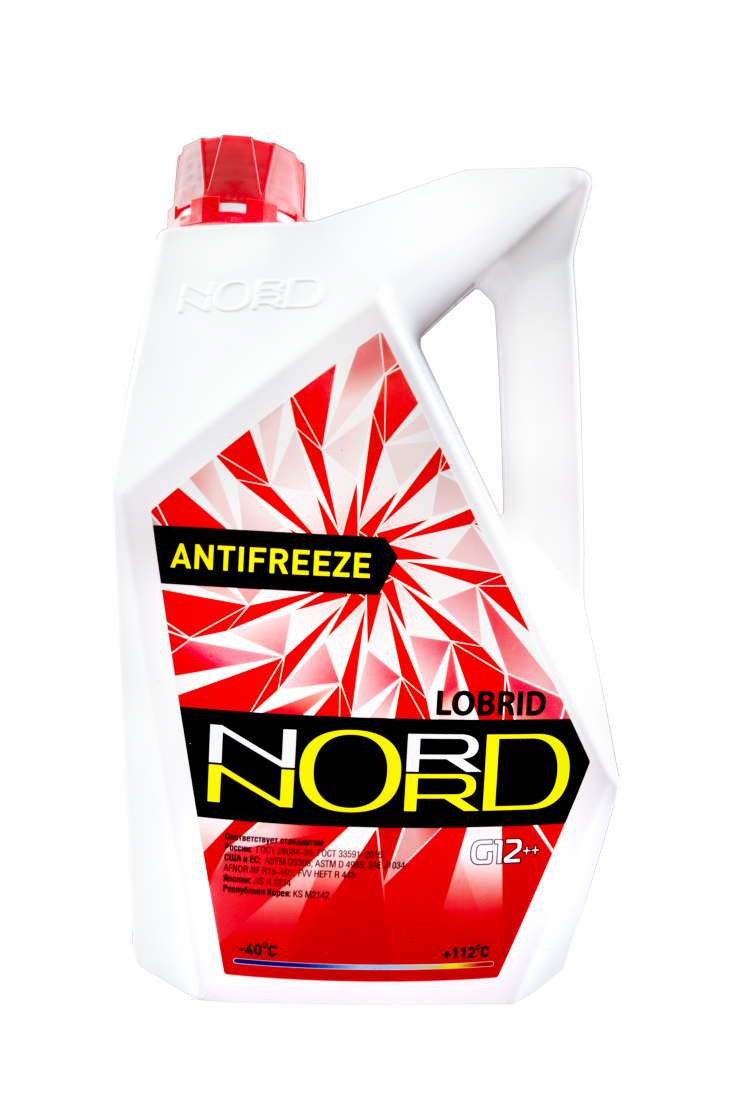 Антифриз High Quality Antifreeze готовый -40C красный 3 кг  nord