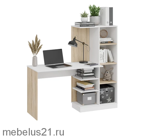 Стол письменный Бейсик дуб Сонома