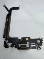 Apple iPhone 13 Pro max нижний шлейф с разъёмом зарядки оригинал с разбора (снятый) черный