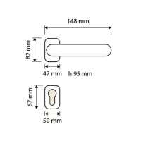 Ручка Linea Cali  Brilliant Diamond 1525 RB 015 схема