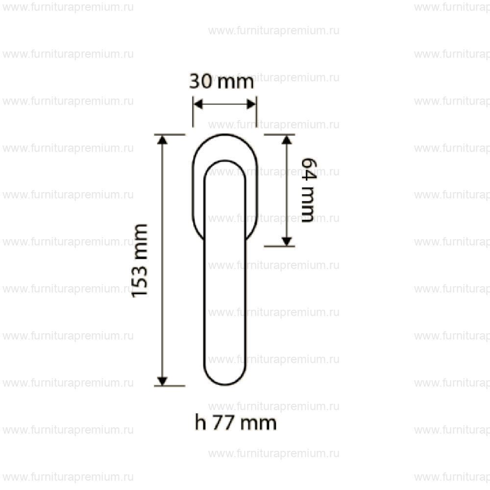 Оконная ручка Linea Cali Decor 1790 DK