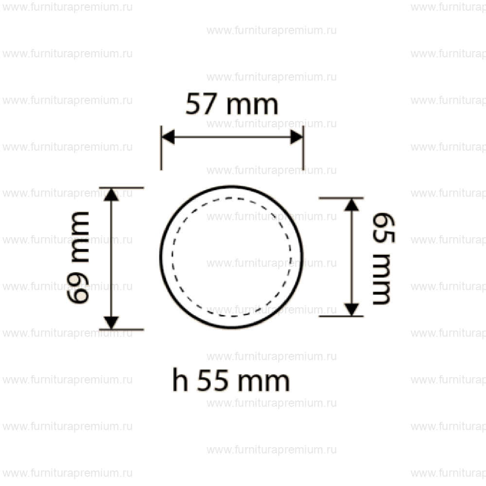 Ручка-кноб Linea Cali Delfino 955
