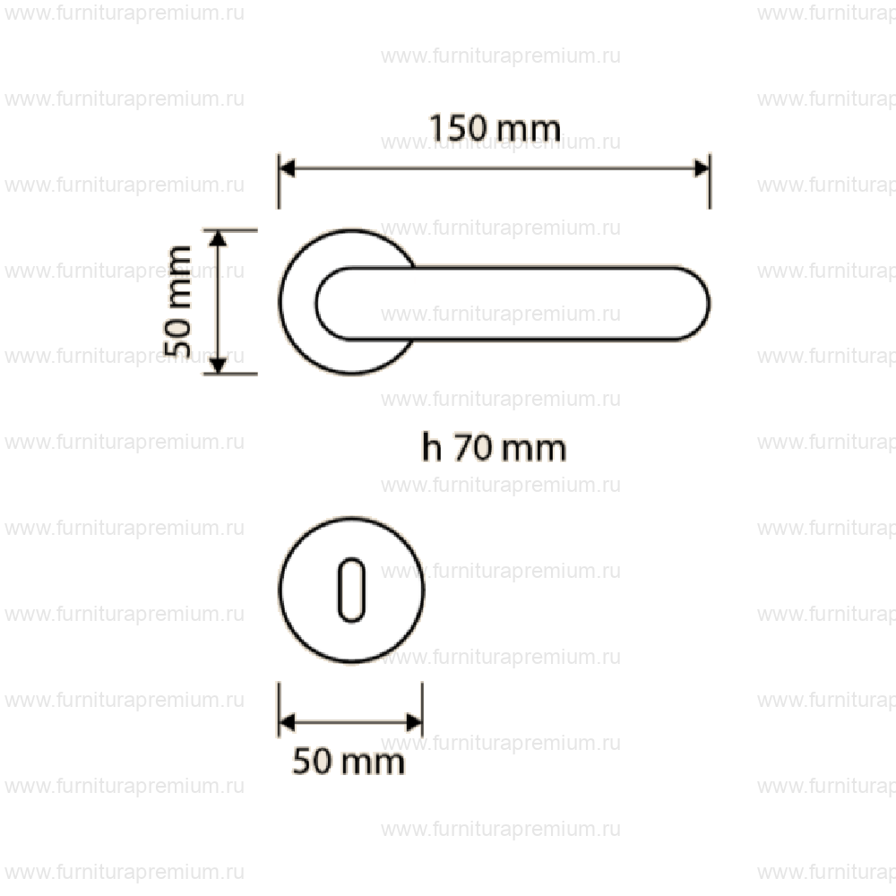 Ручка Linea Cali  Elle Pelle 1052 RB 102